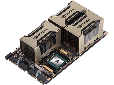 Supports NVIDIA HGX™ A100 4-GPU